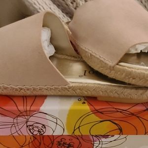 Maypol for Anthropologie US Size 9.5 Beige Suede Espadrille Brand New